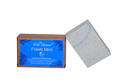 Fresh Mint Cold Processed Soap (125 G)
