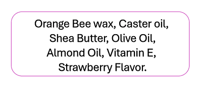 Straw Berry Lip Balm Straw Berry Lip Balm