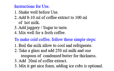 Blueberry Filter Coffee
