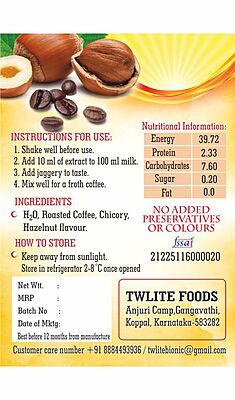 Hazelnut Filter Coffee