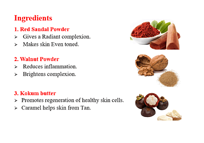 Red Sandal Wood Cold Processed Soap (125 G) Red Sandal Wood Cold Processed Soap (125 G)