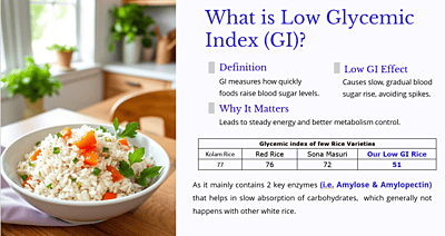 Fortified Low GI Rice