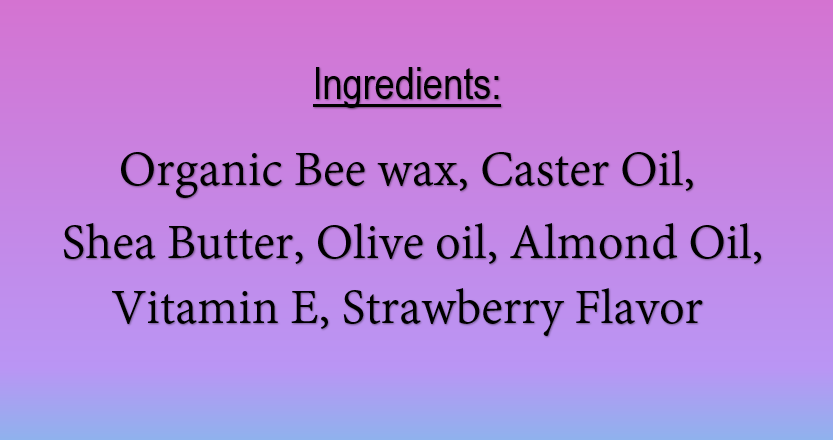 STRAW BERRY LIP BALM STRAW BERRY LIP BALM